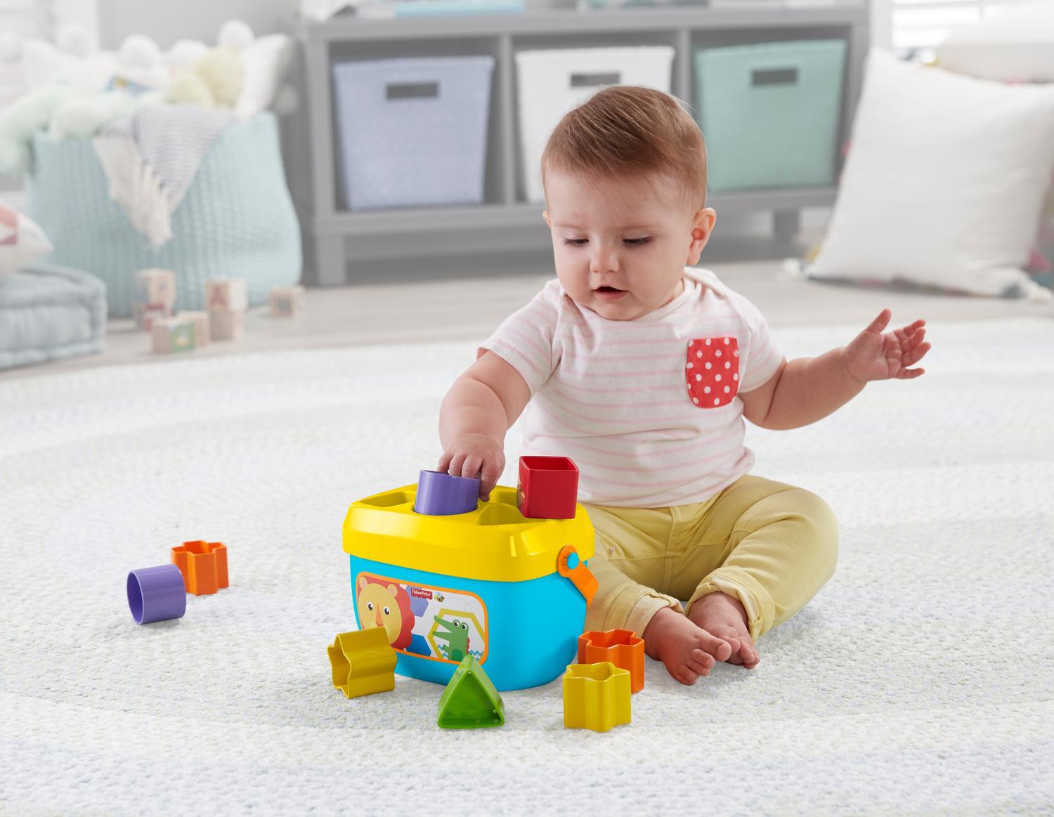 Fisher-Price mursten og spand
