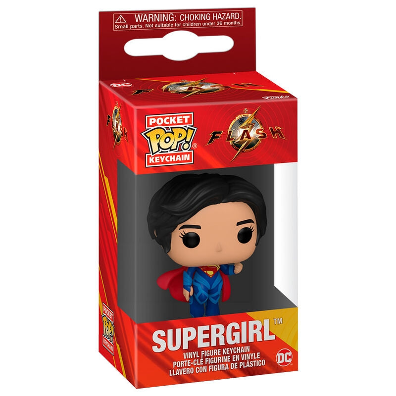 Flash och Supergirl Pocket POP-nyckelring samlarobjekt