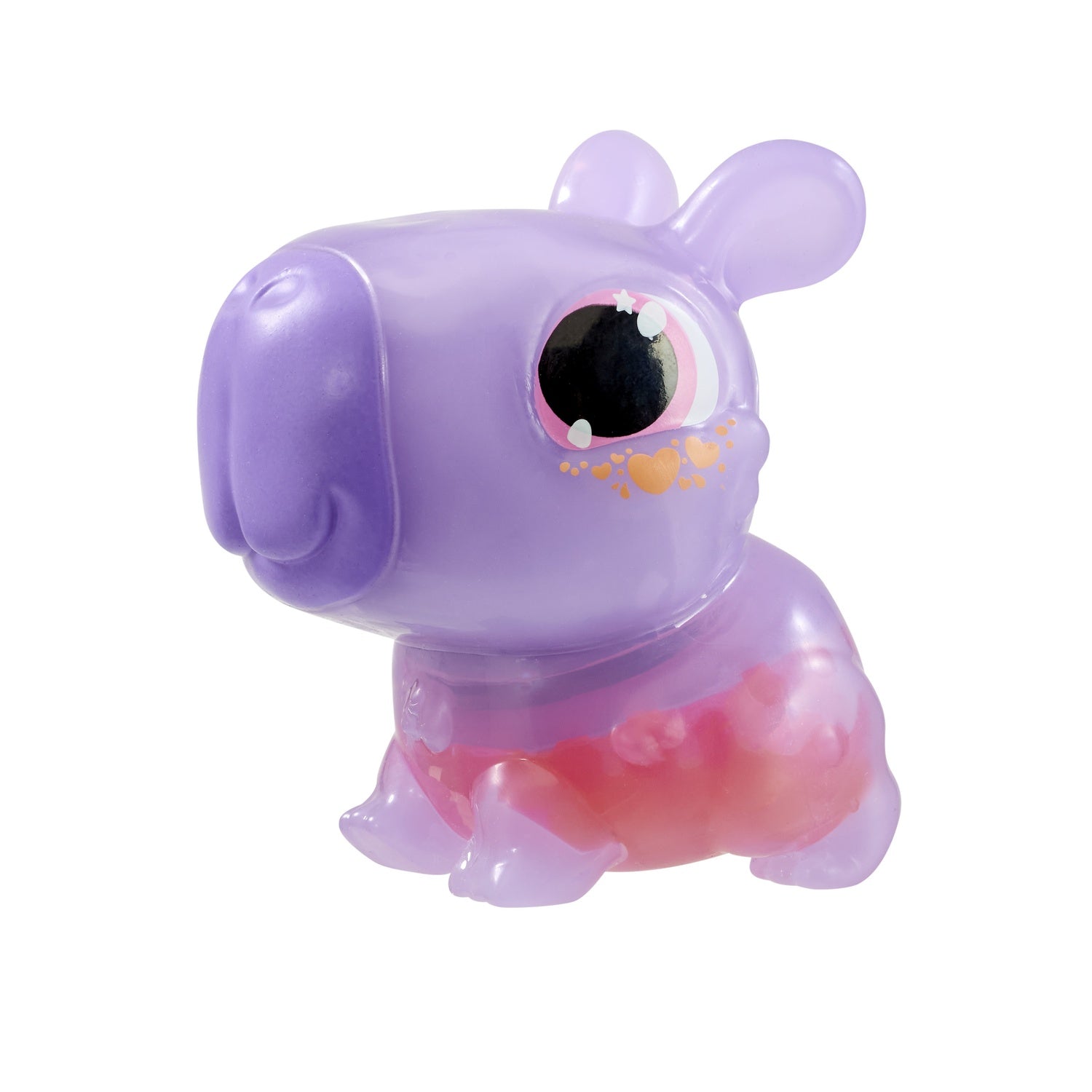 Flytande ljusande kapybaravattenleksak, lila