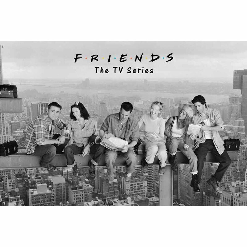 Friends TV Show Poster – Ikoniska karaktärer, livfulla färger