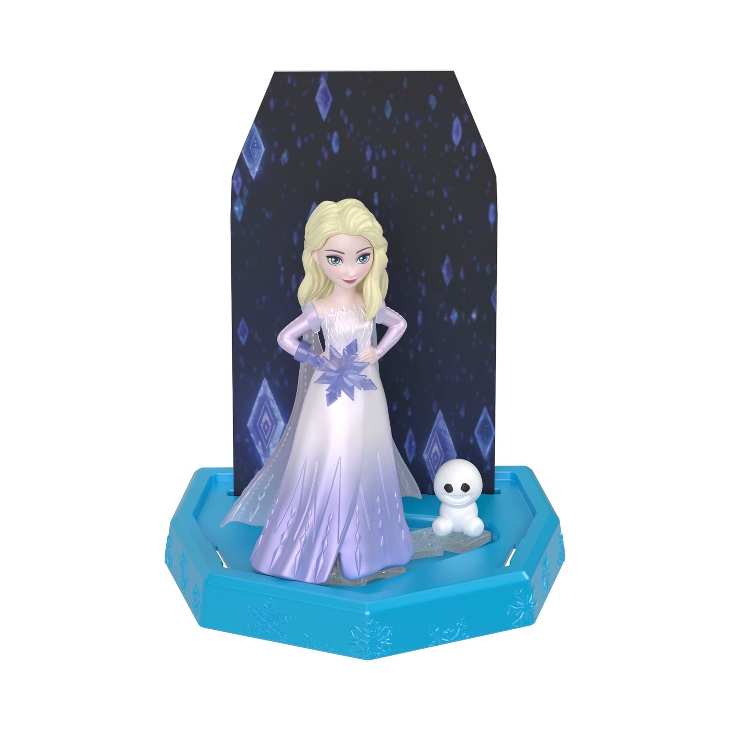 Frozen isblockleksak med docka, vän och tillbehör