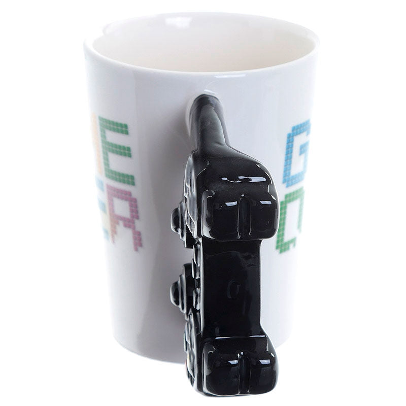 Game Over Controller Handle Mugg, 11 oz Gaming Coffee Cup