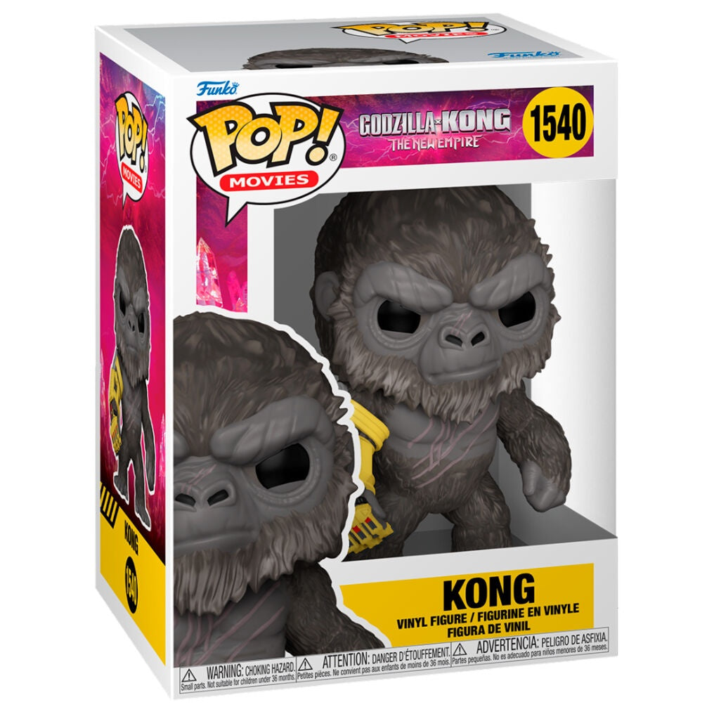 Godzilla vs. Kong Actionfigurer Set – Samlarobjekt, 6-tums storlek