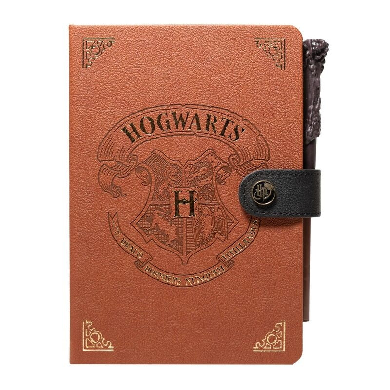 Harry Potter A5 Premium Notebook med Wand Pen