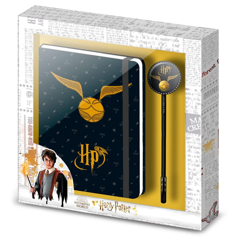 Harry Potter Dagboksset med vingar och penna