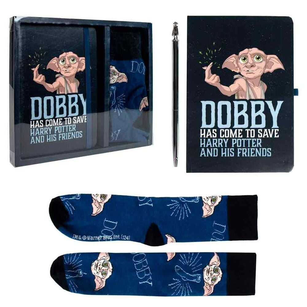 Harry Potter Dobby brevpappersset med anteckningsböcker och pennor