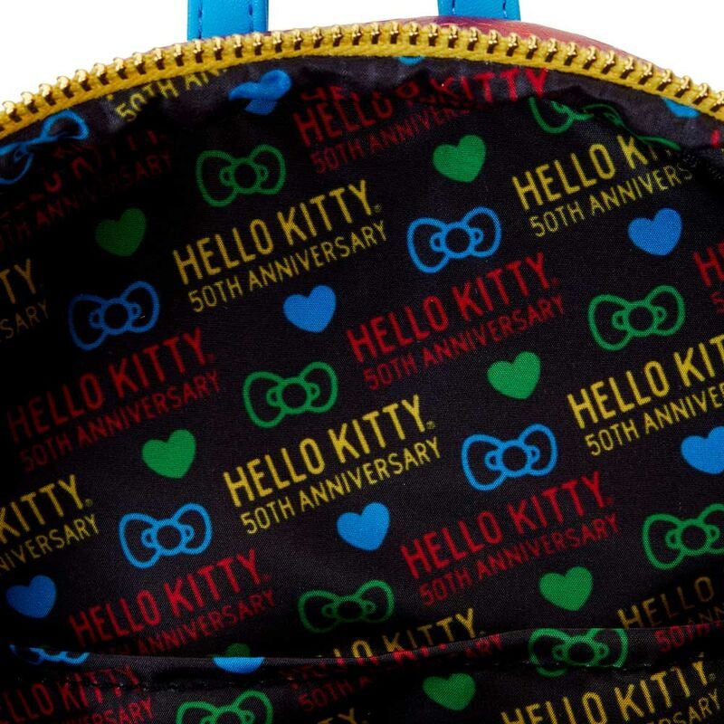 Hello Kitty 50-årsjubileumsryggsäck, 26 cm storlek