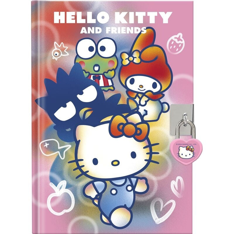 Hello Kitty Dagbok med Magic Pen och Topper Pen Set