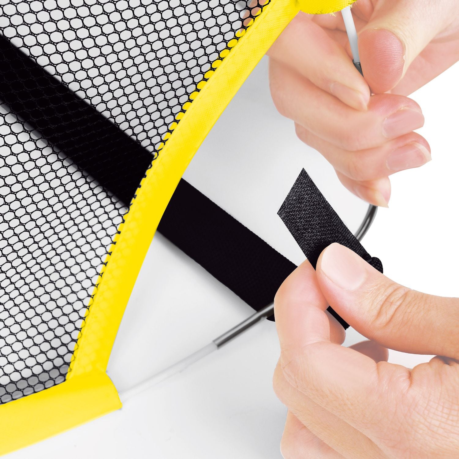 Hopfällbart Fotbollsmål 2 St + Boll