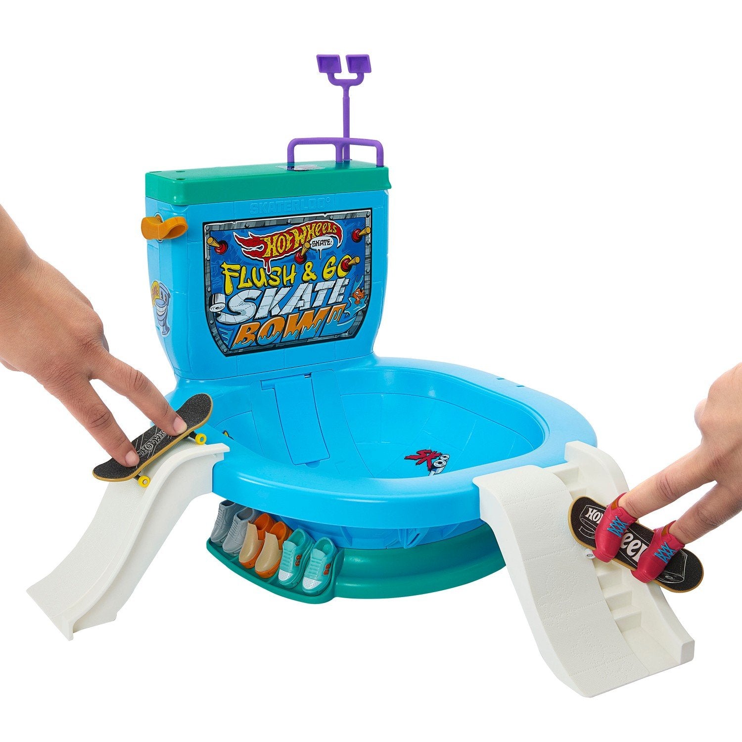 Hot Wheels Skate Flush&Go -Lekset