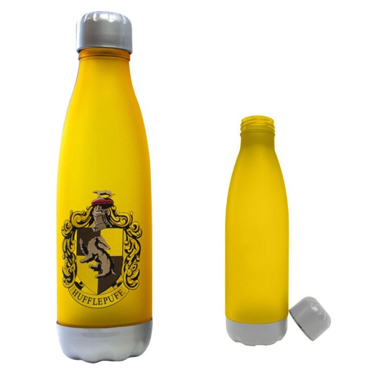 Hufflepuff vattenflaska 650 ml, hållbar design, BPA-fri