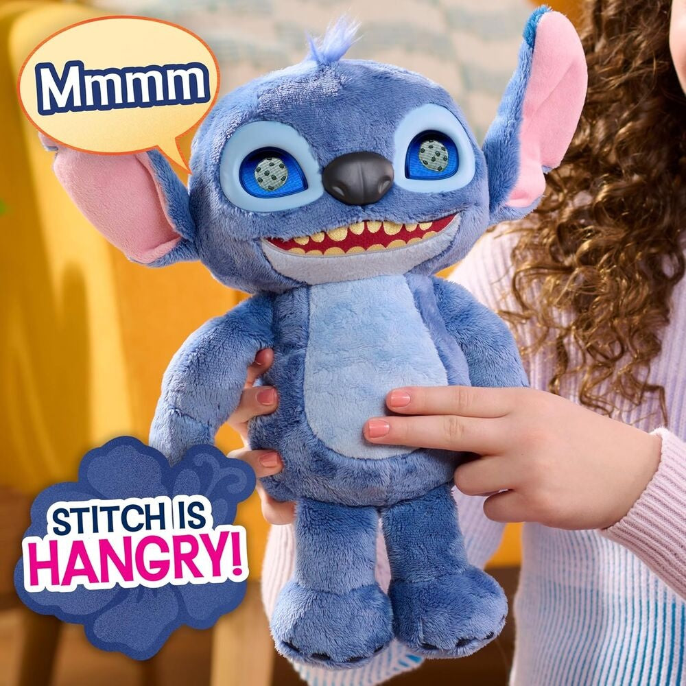 Interaktiv plyschleksak, 30 cm Disney Stitch Design