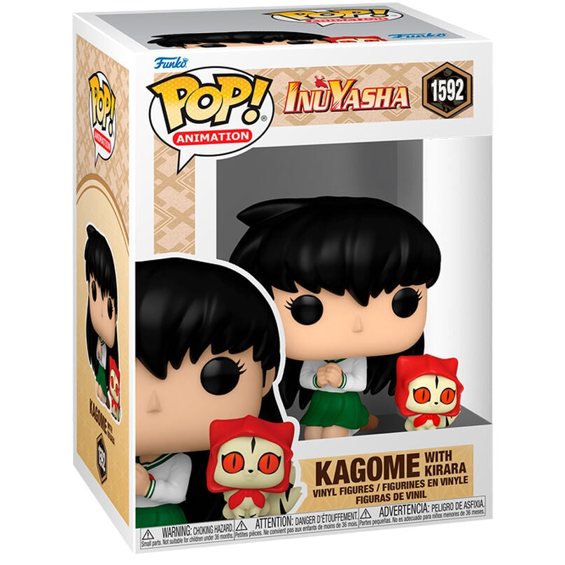 Inuyasha Kagome-figur med Kirara samlarleksak