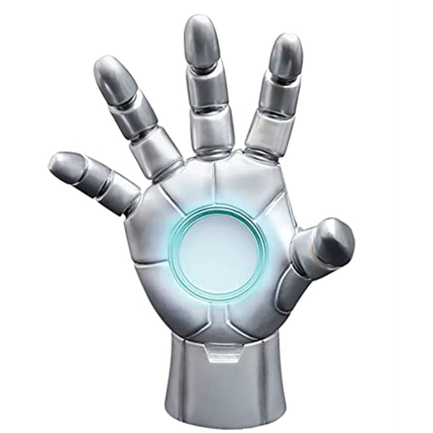 Iron Man-staty 25 cm grå rustning heroisk design