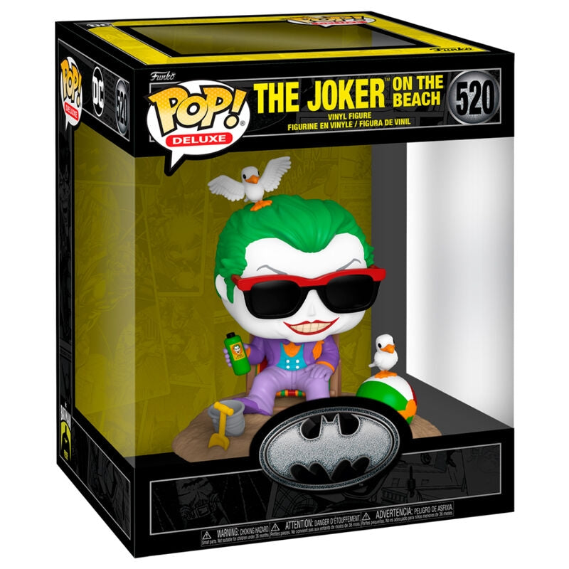 Joker Beach Figure, Deluxe DC Comics Collectible, 6-tums