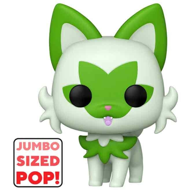 Jumbo Pokémon Sprigatito plyschleksak, 25 cm storlek