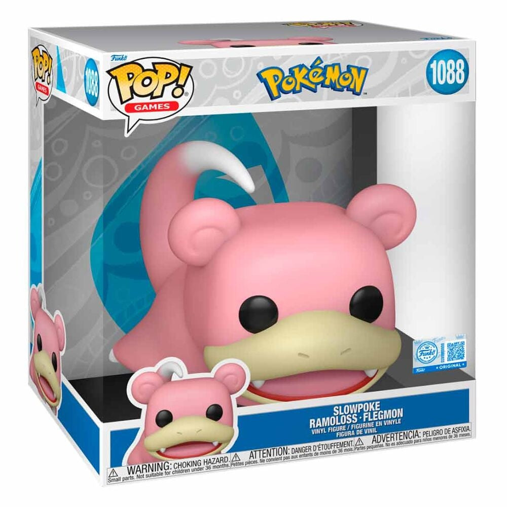 Jumbo Slowpoke plyschleksak, 25 cm exklusiv Pokémon-figur