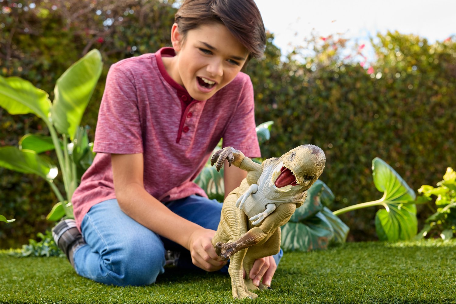 Jurassic Dinosaurie-skurkleksak, 53 x 20 cm, från 4 år