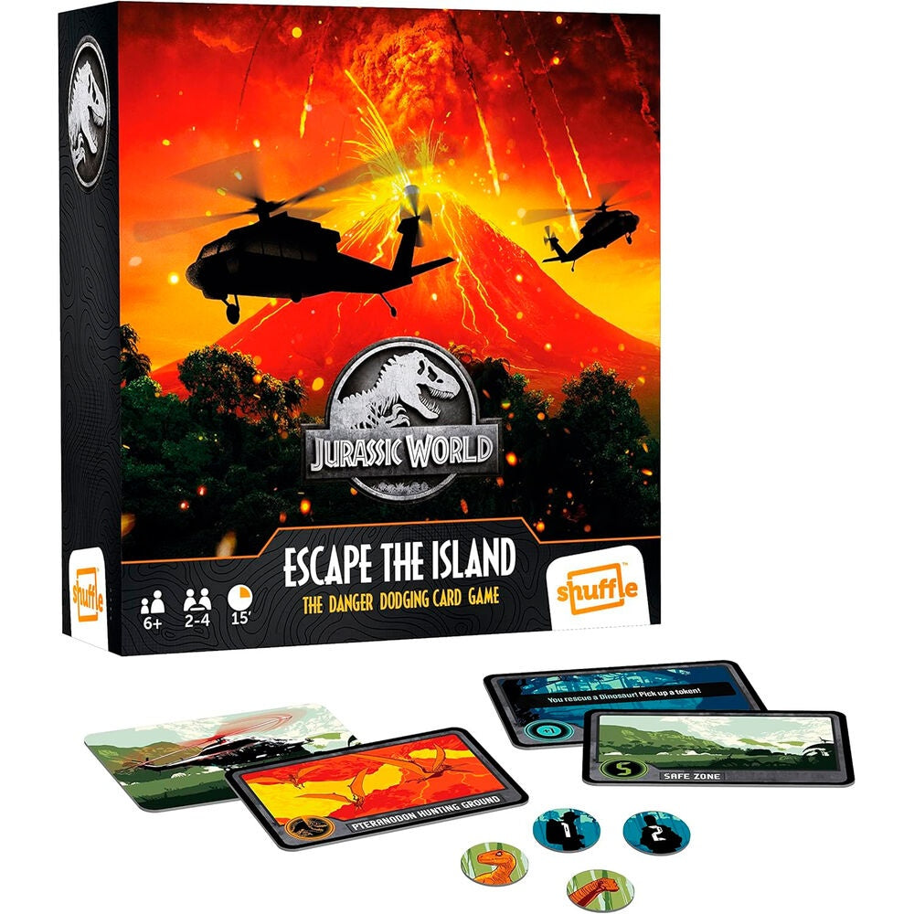 Jurassic World Strategy Brädspel för 2-4 spelare, åldrar 8+