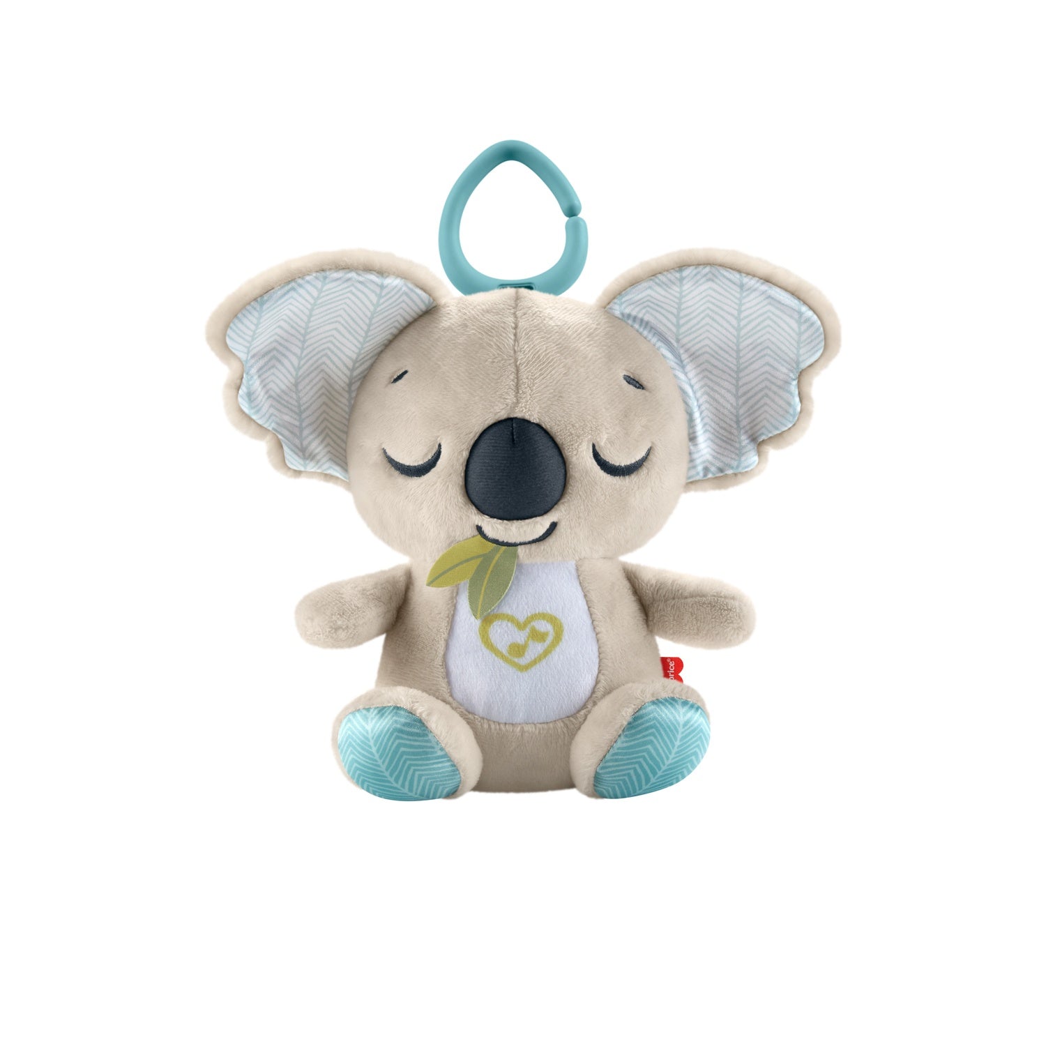 Koala-nappplyschleksak med musik och vitt brus