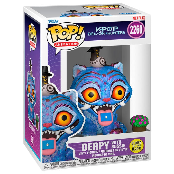 Kpop Demon Hunters Derpy Figur med Sussie Glow Effect
