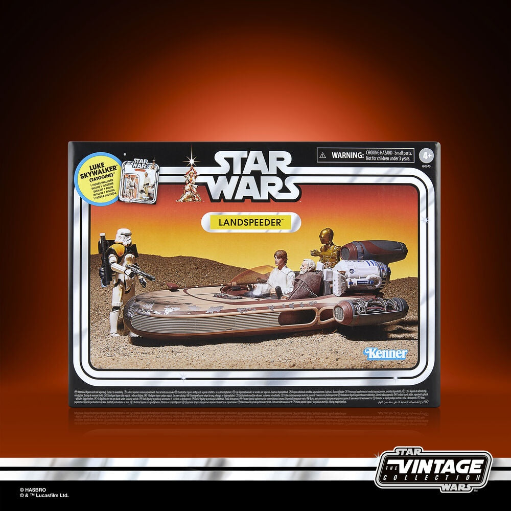 Landspeeder Toy med Luke Skywalker-figur, Star Wars Collectible