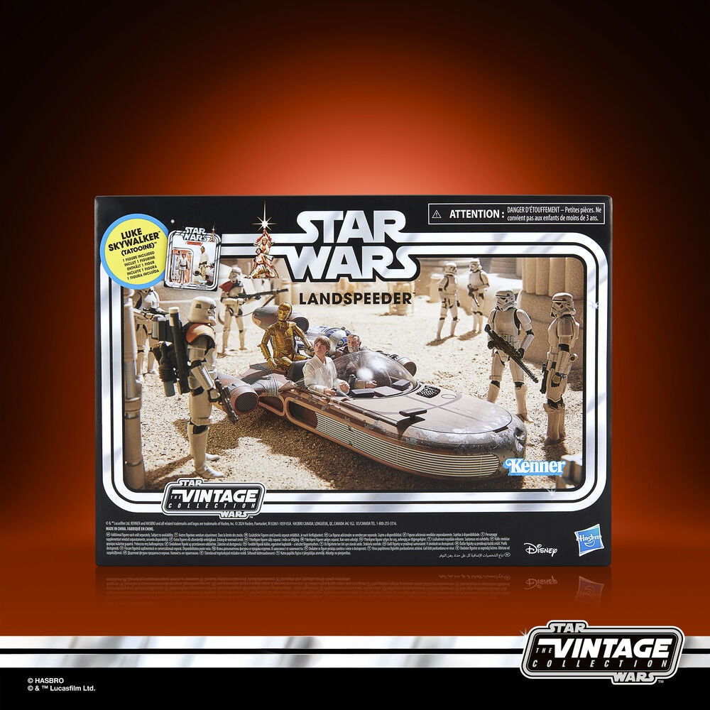 Landspeeder Toy med Luke Skywalker-figur, Star Wars Collectible