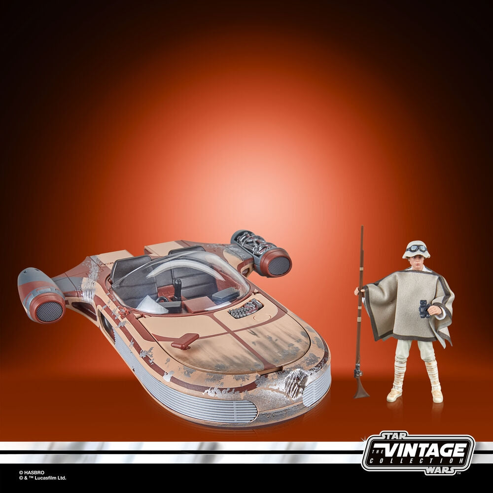 Landspeeder Toy med Luke Skywalker-figur, Star Wars Collectible