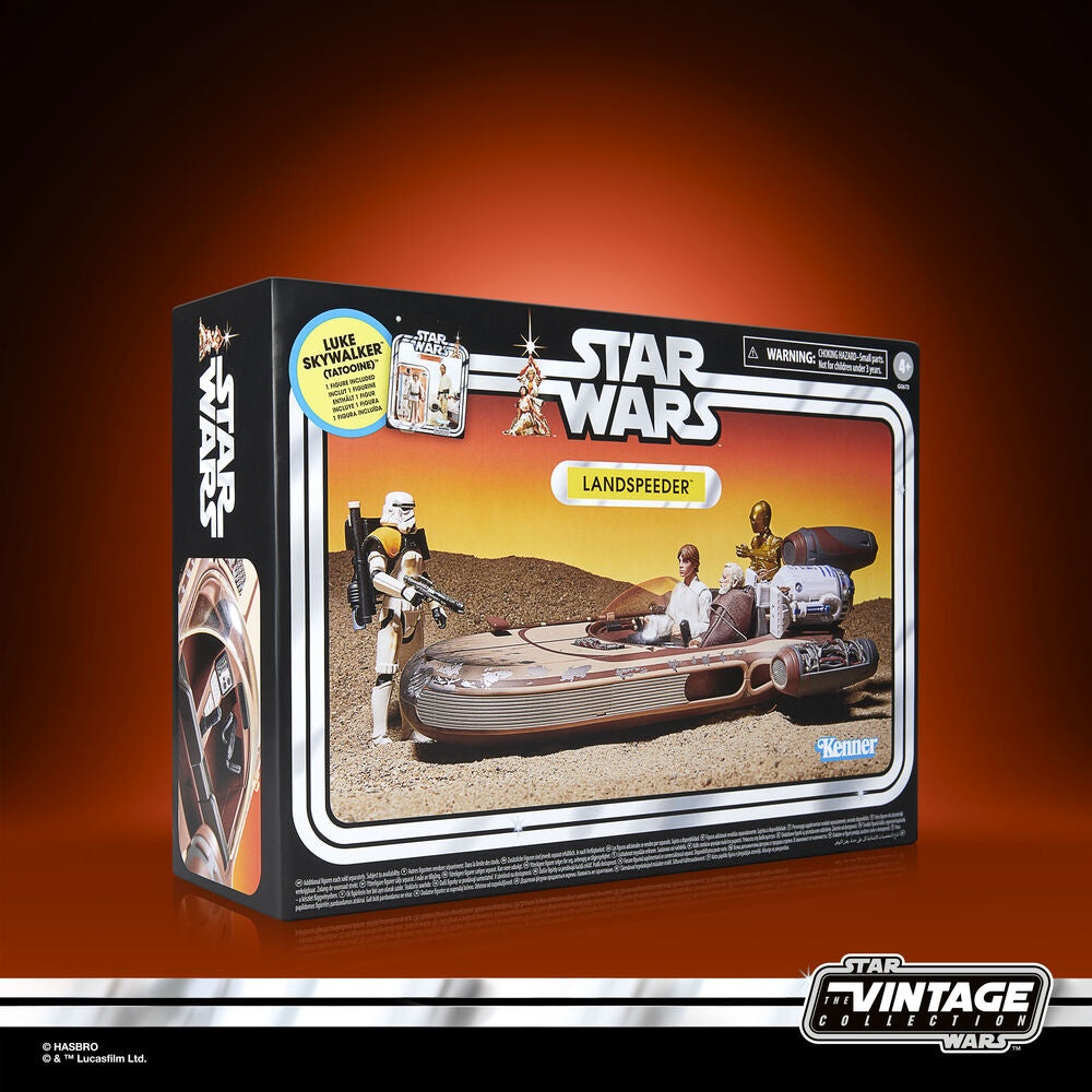 Landspeeder Toy med Luke Skywalker-figur, Star Wars Collectible