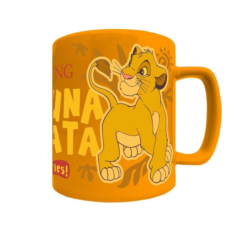 Lejonkungens mugg med teddybjörnsöverdrag, 440 ml kapacitet