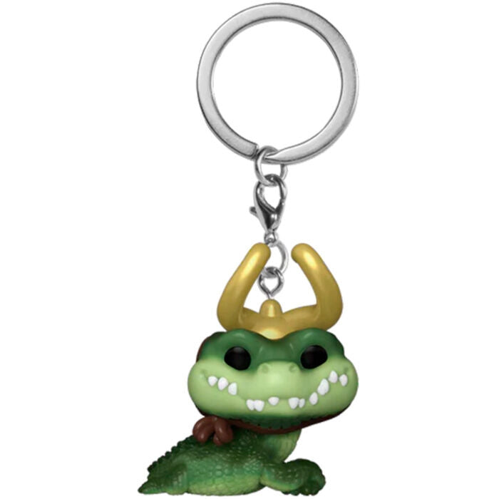 Loki Alligator POP-nyckelring, Marvel Collectible Figur