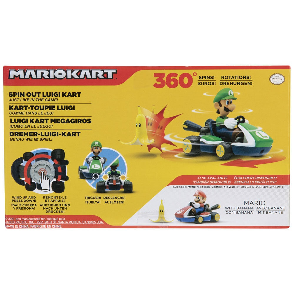 Luigi Kart Figure 6cm för Mario Kart Collectibles