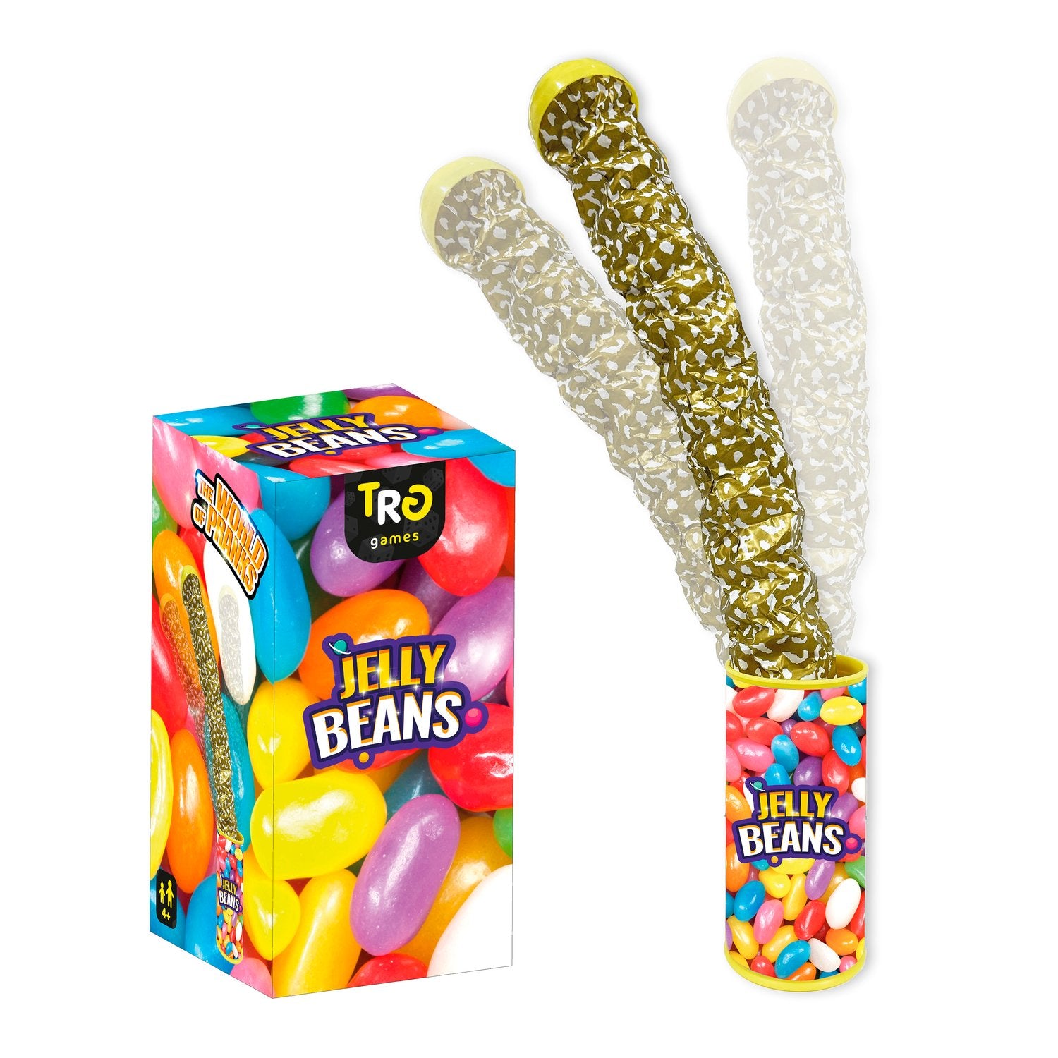 Magisk gelébönsuppvisning med överraskande ormtrick