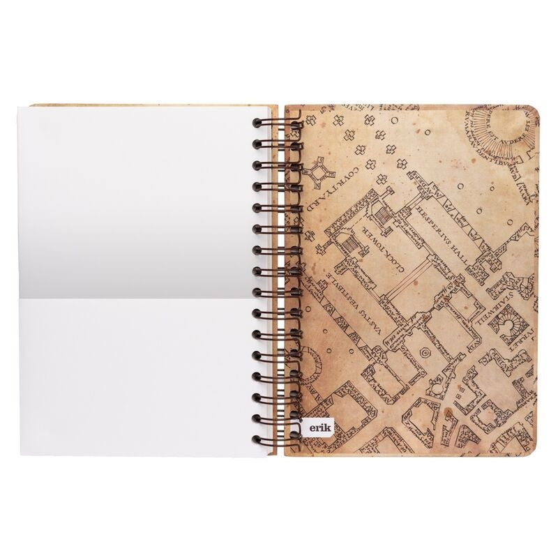 Marauders Map A5 Notebook för Harry Potter-fans