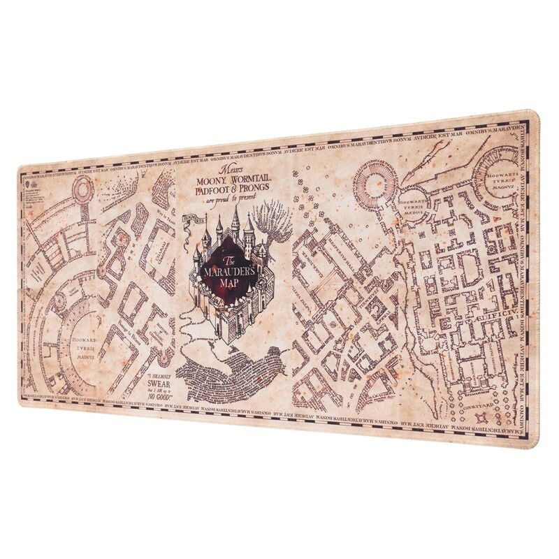 Marauders Map Gaming skrivbordsmatta, stor storlek, slitstarkt material