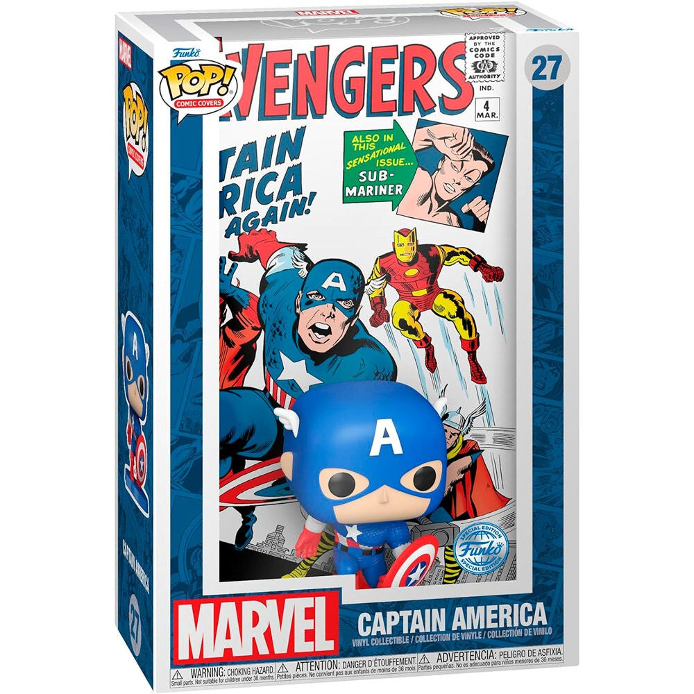 Marvel Avengers Captain America Comic Cover Art Print