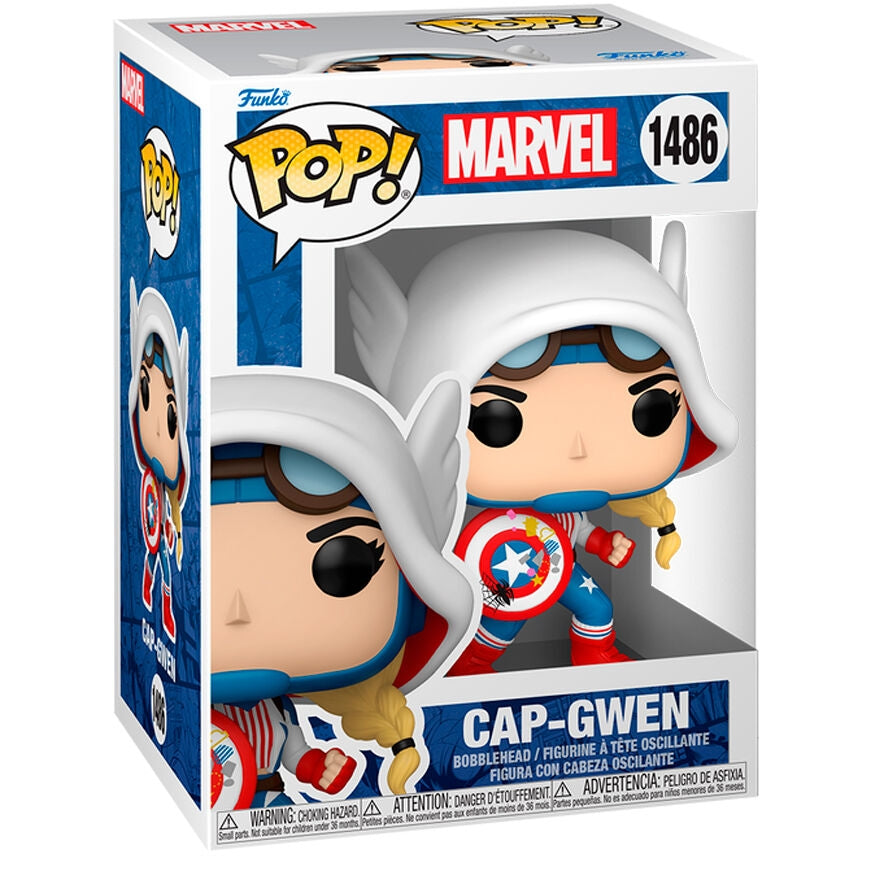 Marvel Cap-Gwen figur, 6-tums samlarleksak
