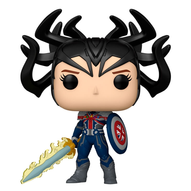 Marvel What If Captain Carter Action Figur, 6-tums samlarobjekt