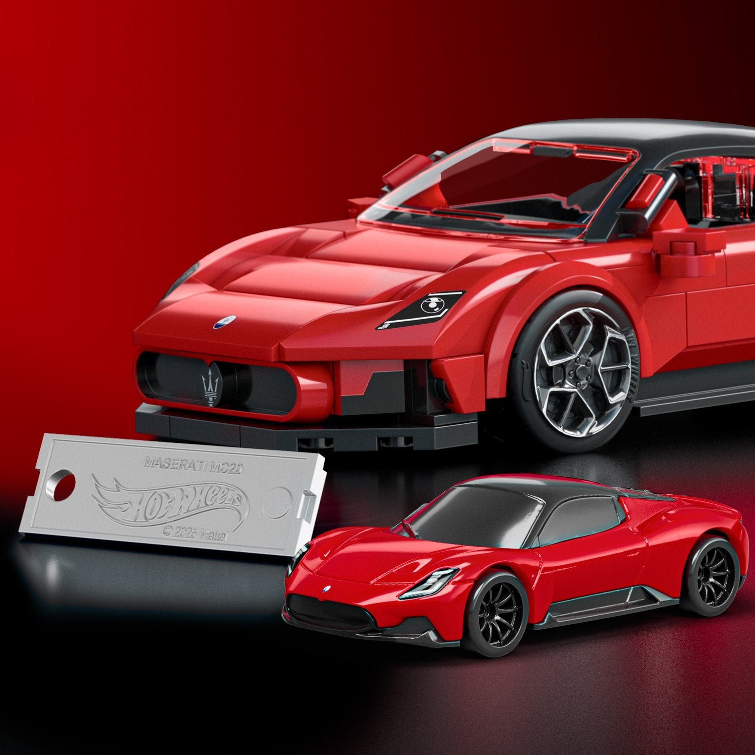 Maserati MC20 modellbyggsats, skala 1:32, 250 delar
