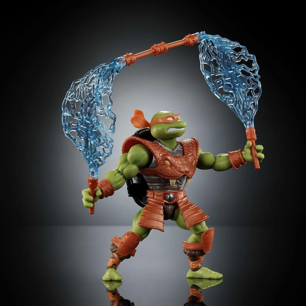 Masters of the Universe Michelangelo-figur, 14 cm Storlek