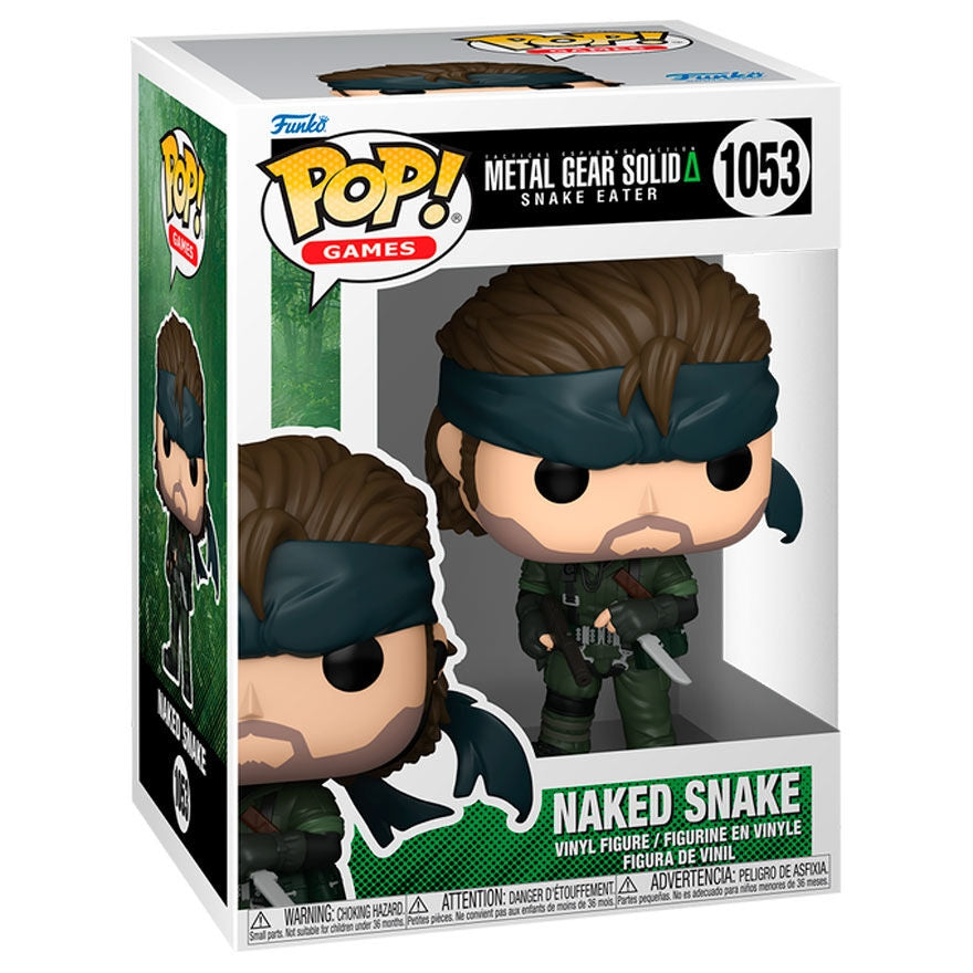Metal Gear Solid Naked Snake Action Figur, 6-tums samlarobjekt