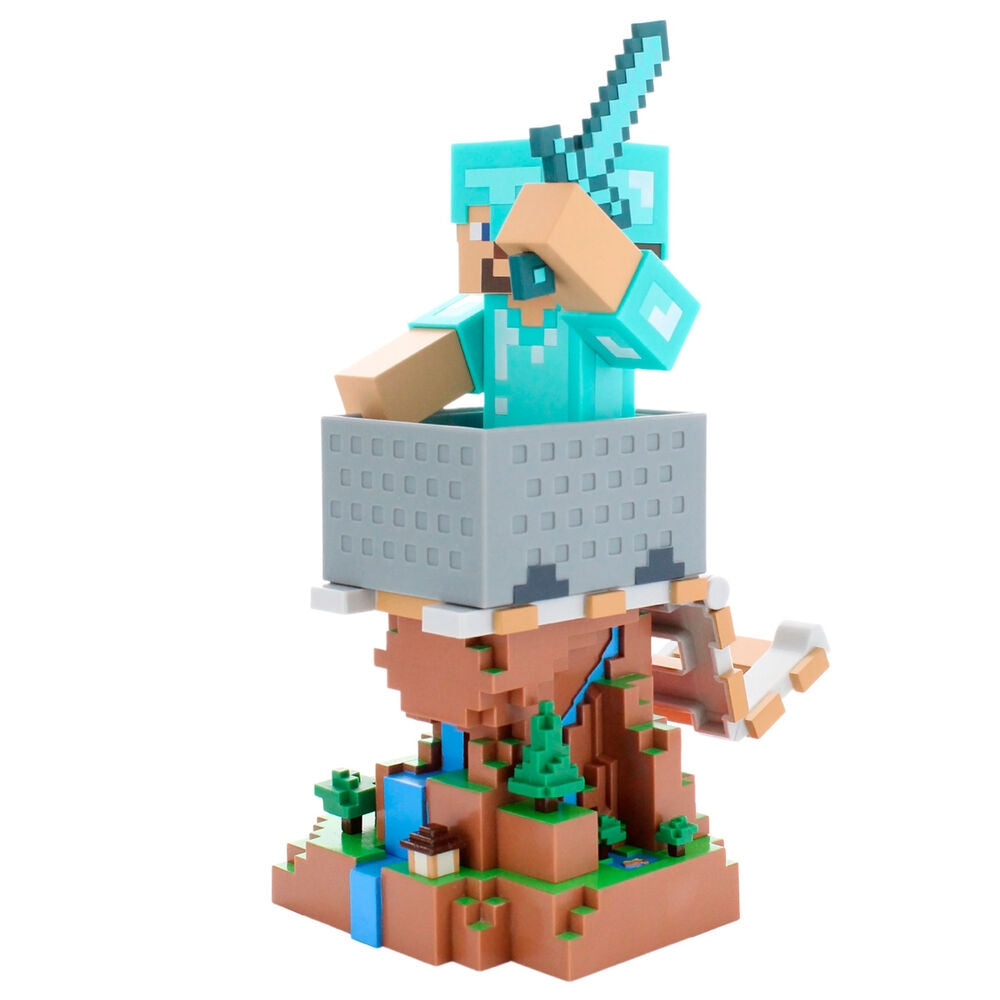 Minecraft Diamond Steve-figur, 20 cm samlarleksak