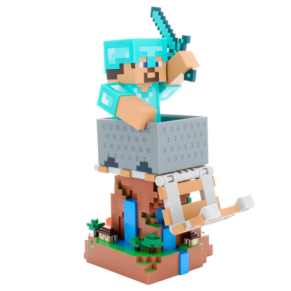 Minecraft Diamond Steve-figur, 20 cm samlarleksak