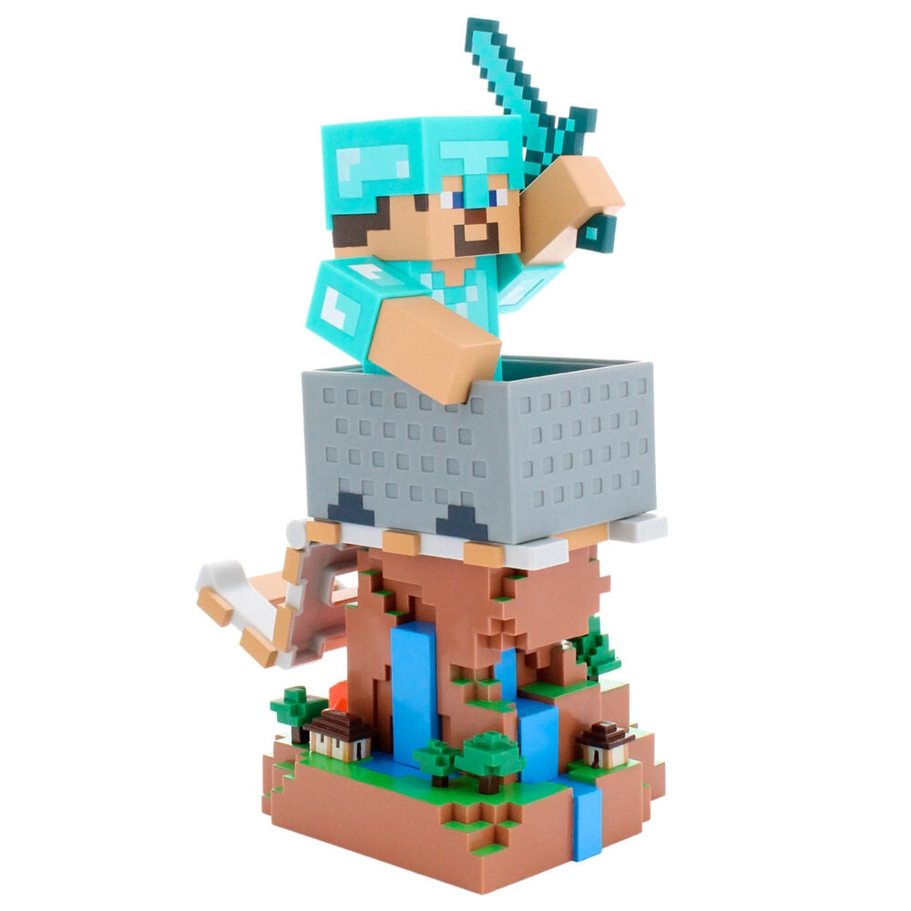 Minecraft Diamond Steve-figur, 20 cm samlarleksak