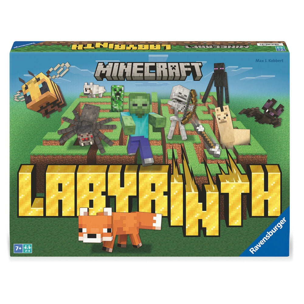 Minecraft Labyrinth Brädspel för 2-4 spelare, åldrar 7+
