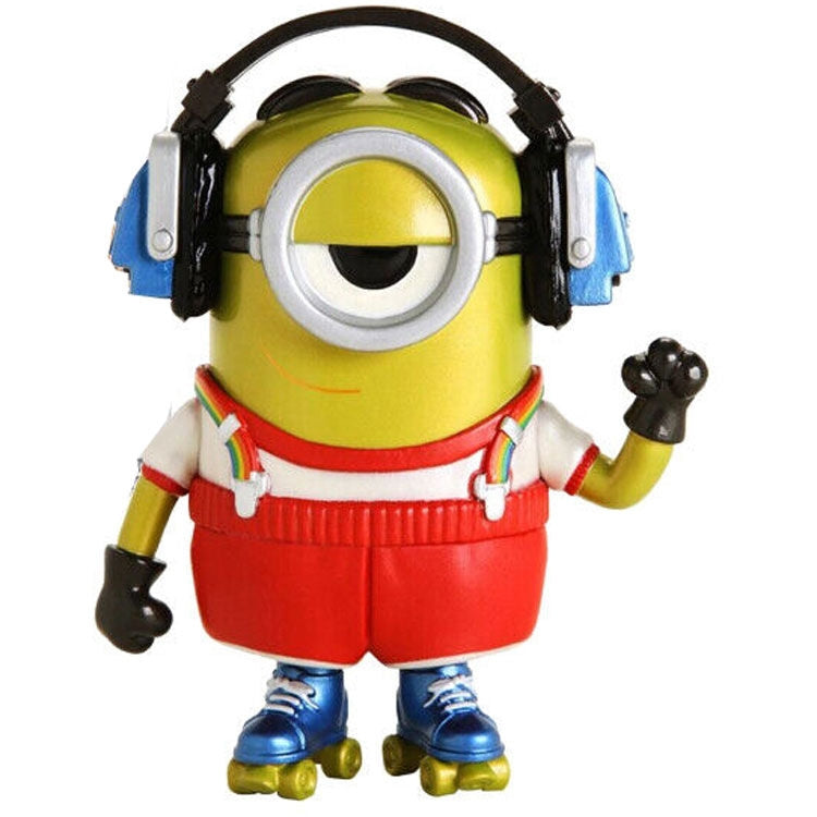 Minions Roller Skating Stuart Metallic Figur, Exklusiv Edition