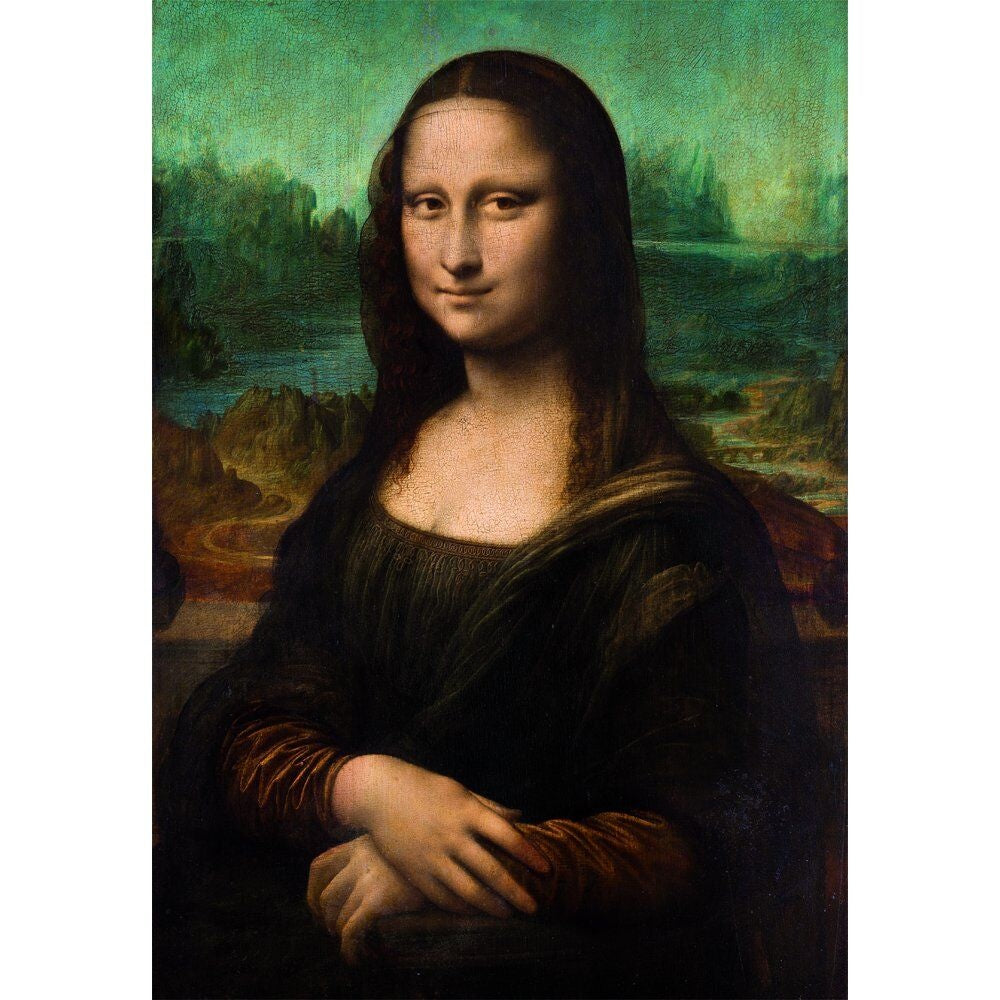 Mona Lisa 1000-bitars pussel för konstälskare och samlare