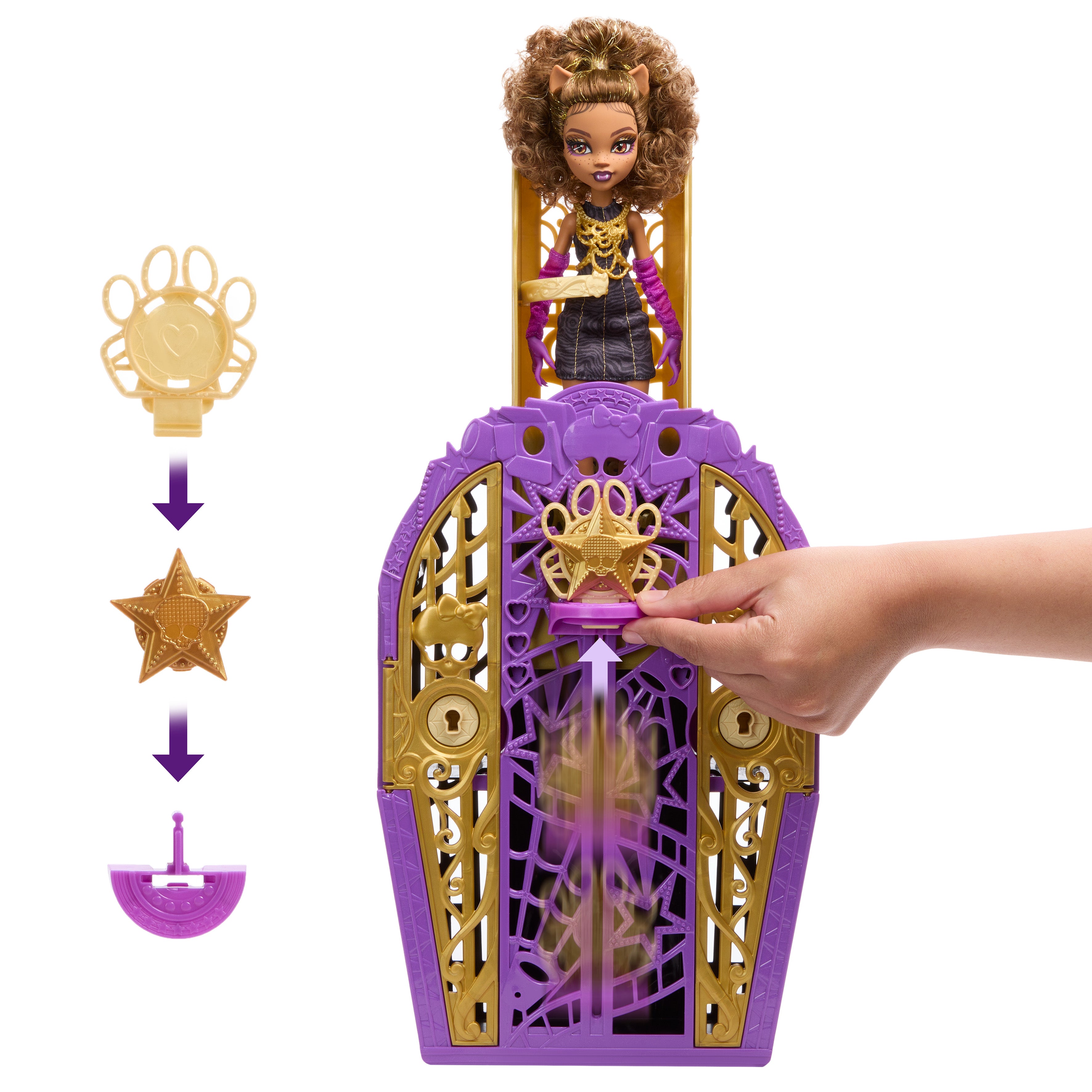 Monster High Clawdeen Wolf Docka med Modeaccessoarer