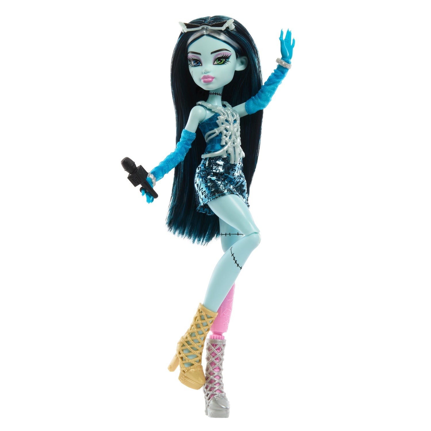 Monster High Frankie Stein-docka med modeaccessoarer