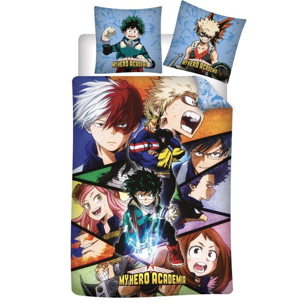 My Hero Academia påslakan i mikrofiber, 90 cm Sängstorlek